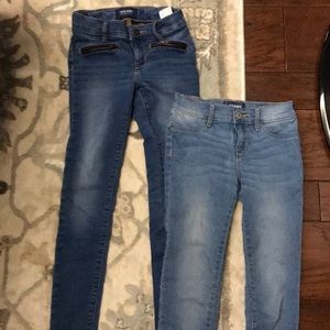 Girls Old Navy ballerina jeans lot 2